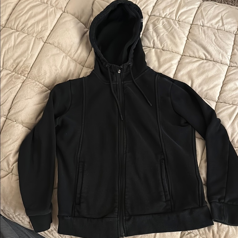 Figs Black Hooded Sweatshirt